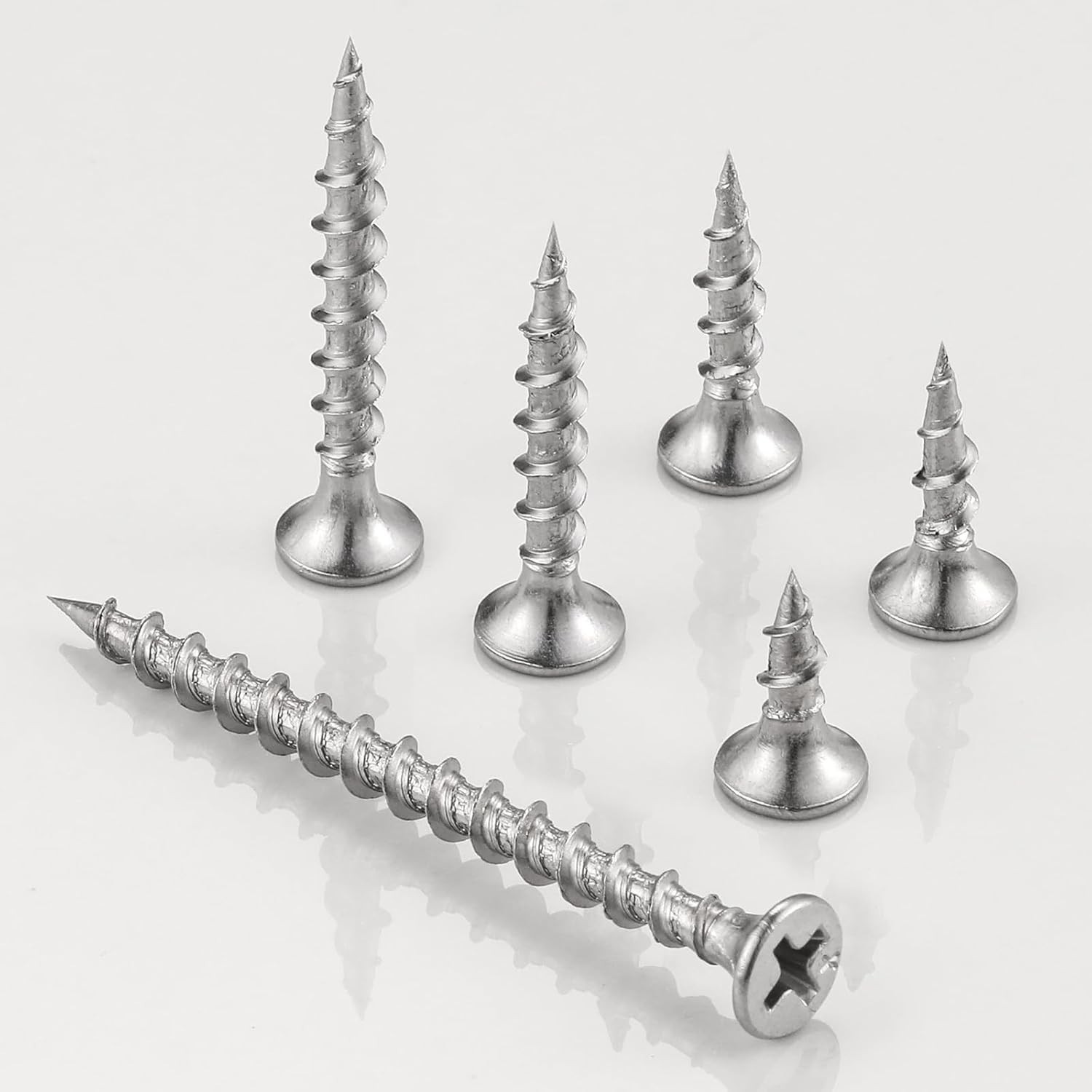 1 pounds#8X1″410 Stainless Steel Fastener Drywall Screws-Phillips with coarse…
