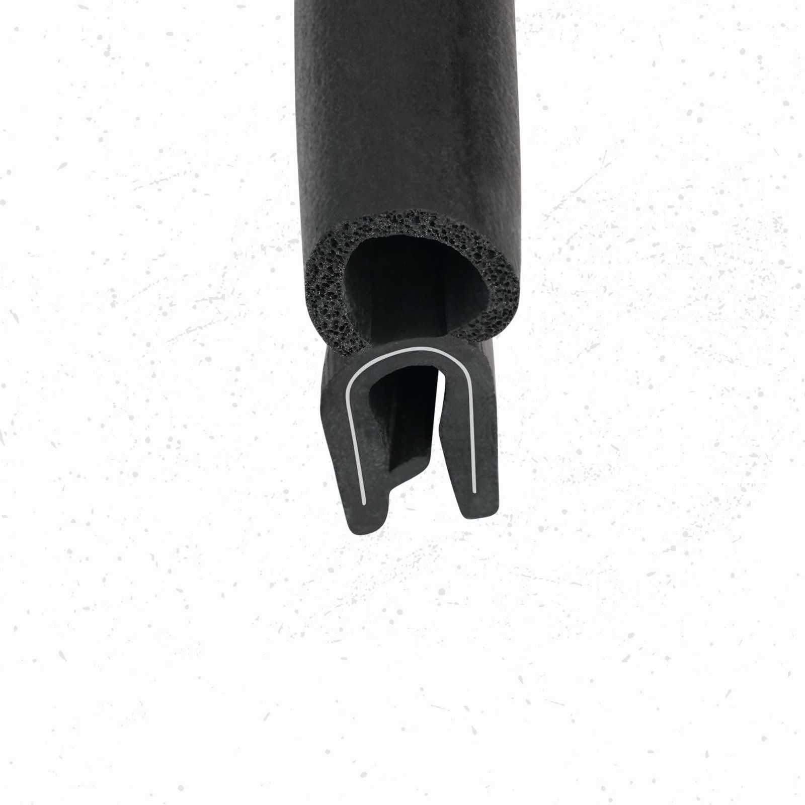 Trim Seal with Top Bulb – PVC Plastic Trim with EPDM Rubber Bulb Seal R