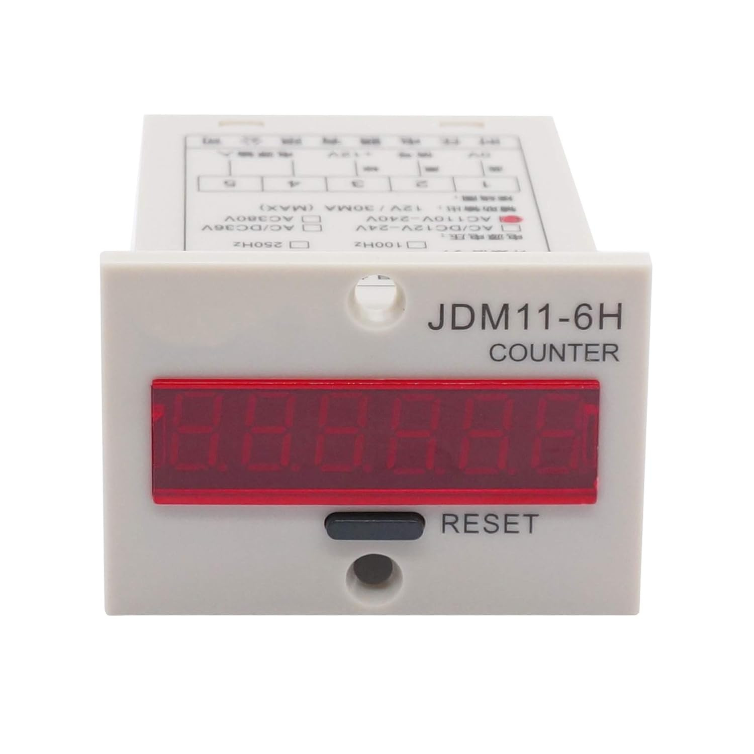 / 110-220VAC LED Auto Display Digital Counter 0-999999 6 Digits + Photoelectric
