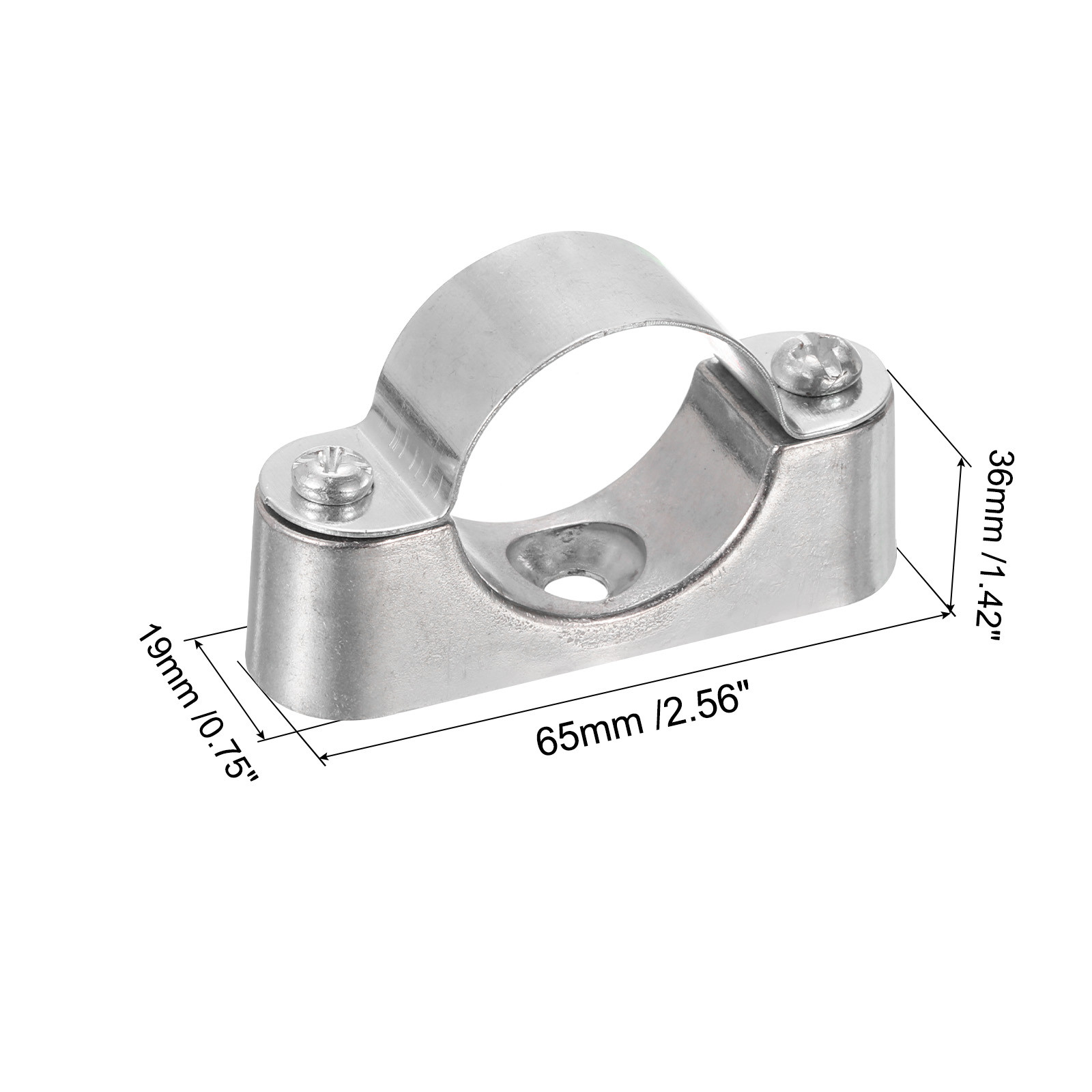 10Pcs Pipe Support Pipe Bracket Clamp Wall Mount Ceiling Mount for 32mm Pipe