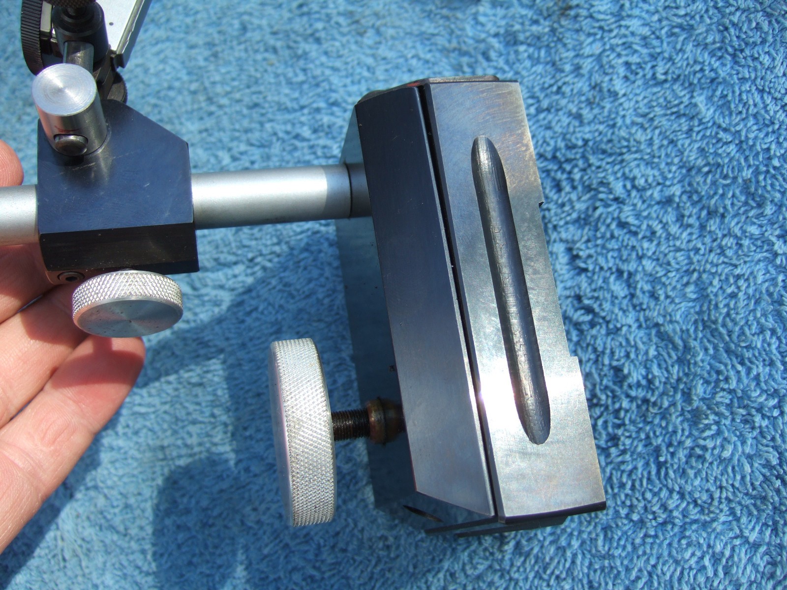 HERMANN SCHMID USED SURFACE GAGE MG-1 CLEAN INSPECTION TOOL GRINDER W/599-7033-3