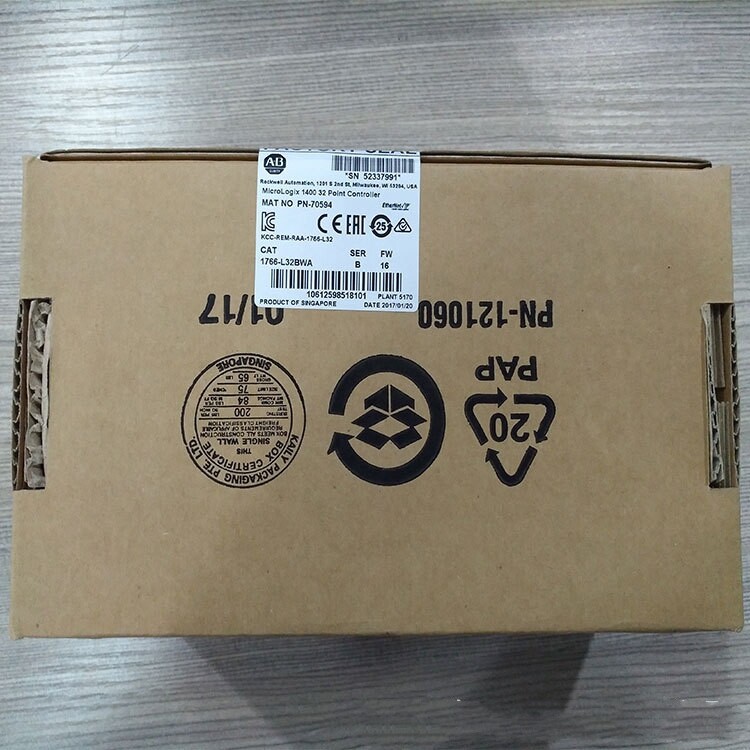 New 1766-L32BWA Allen-Bradley 1766-L32BWA MicroLogix 1400 32 Point Controller