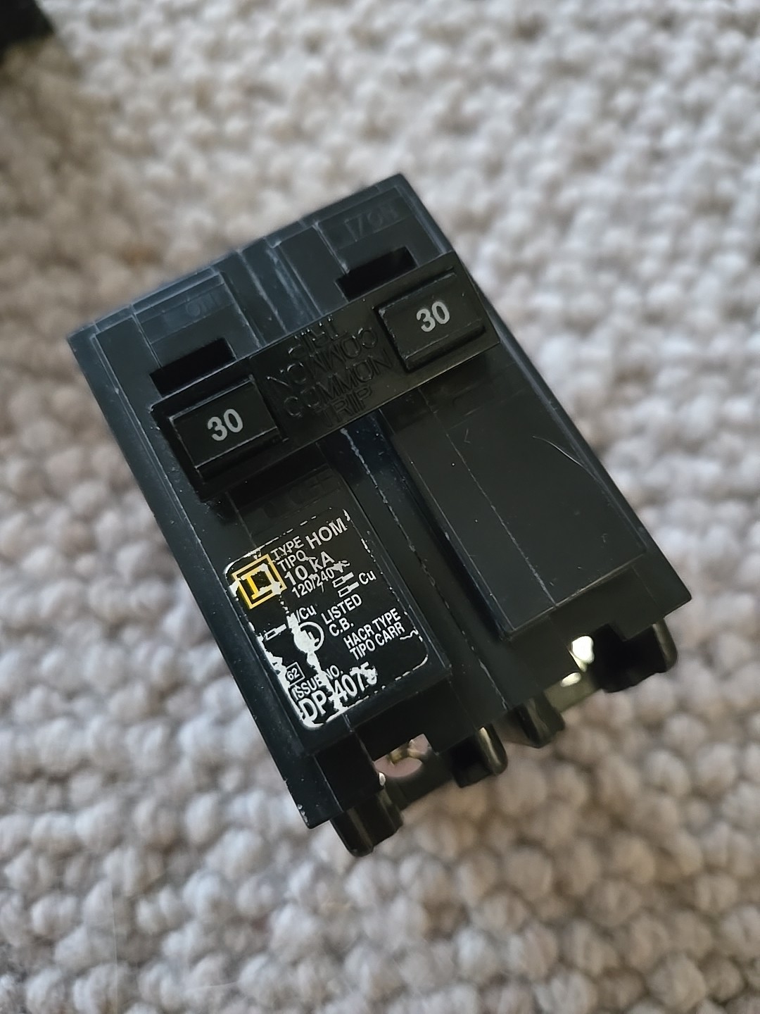 Homeline HOM230 Circuit Breaker 30 Amp DP-4075
