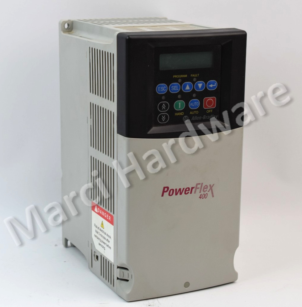 Allen Bradley 22C-D030N103 /A PowerFlex 400 480VAC 3-Phase 30A Fan & Pump Drive