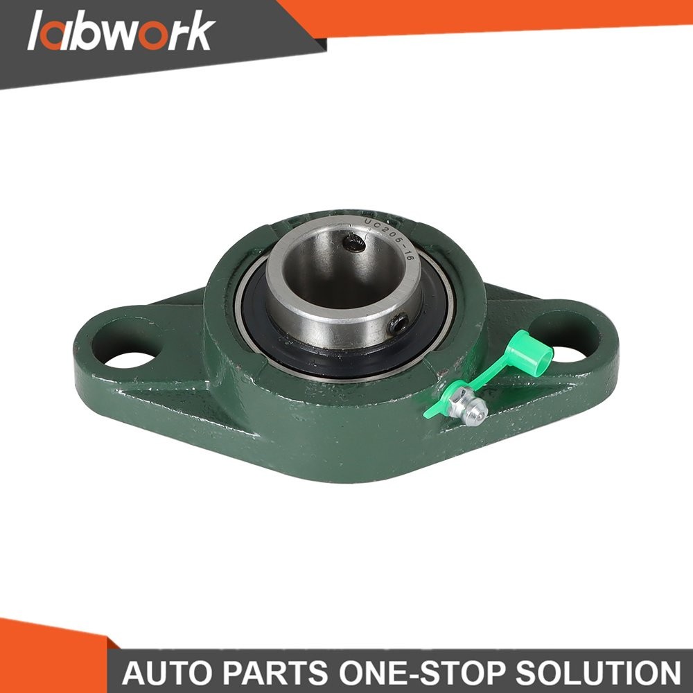 Labwork 1″ Bore UCFL205-16 Pillow Block Flange Bearing 2 Bolt Solid Base 10Pcs