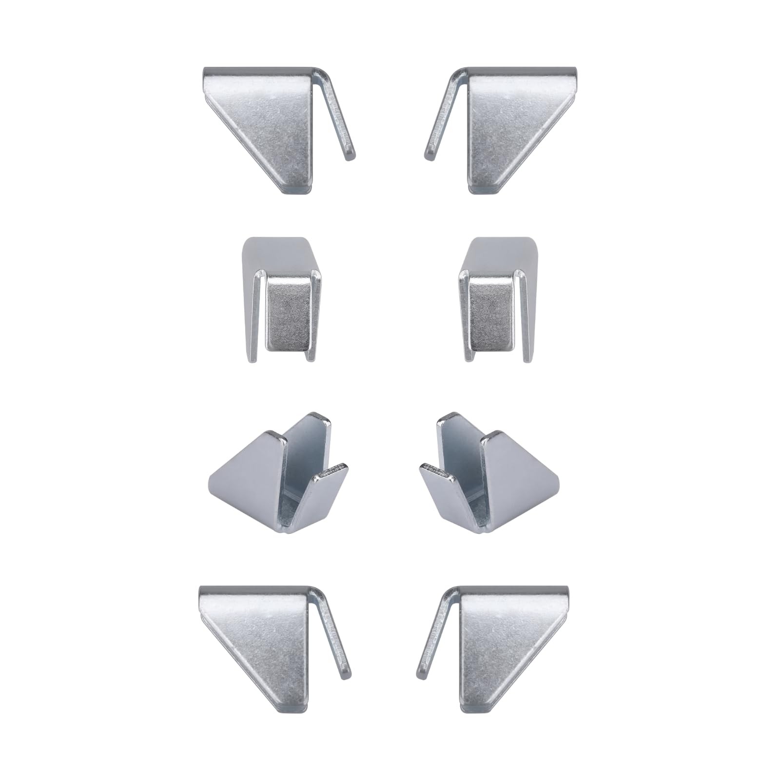 Metal Cabinet Shelf Clips for Husky Garage – Removable 8 Pack, Sliver