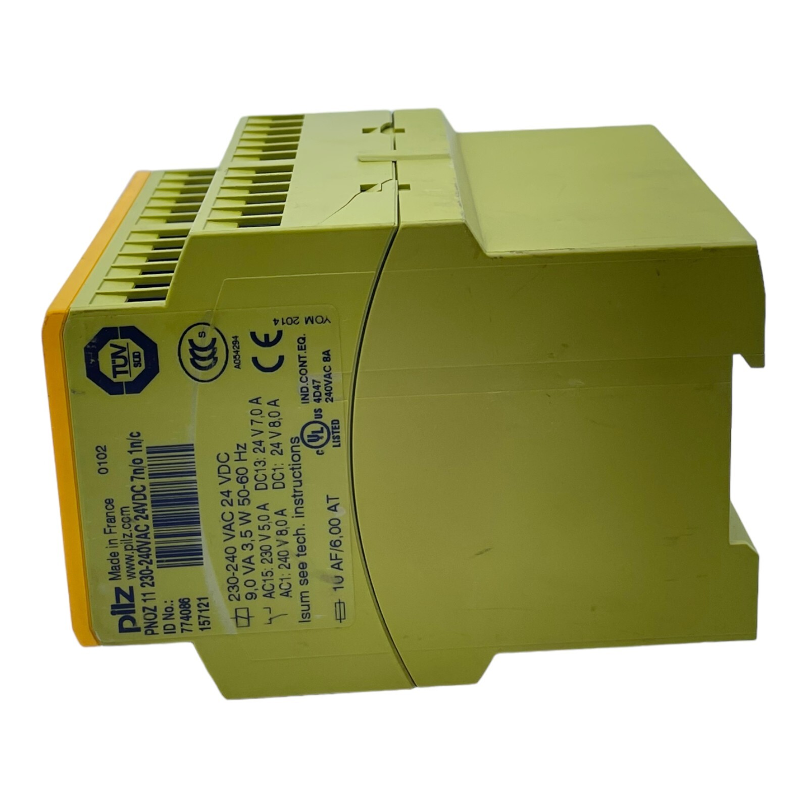 Mushroom PNOZ11 Safety Relay 774080 24V DC 50/60Hz 230-240V AC 230V 5.0 240V 8