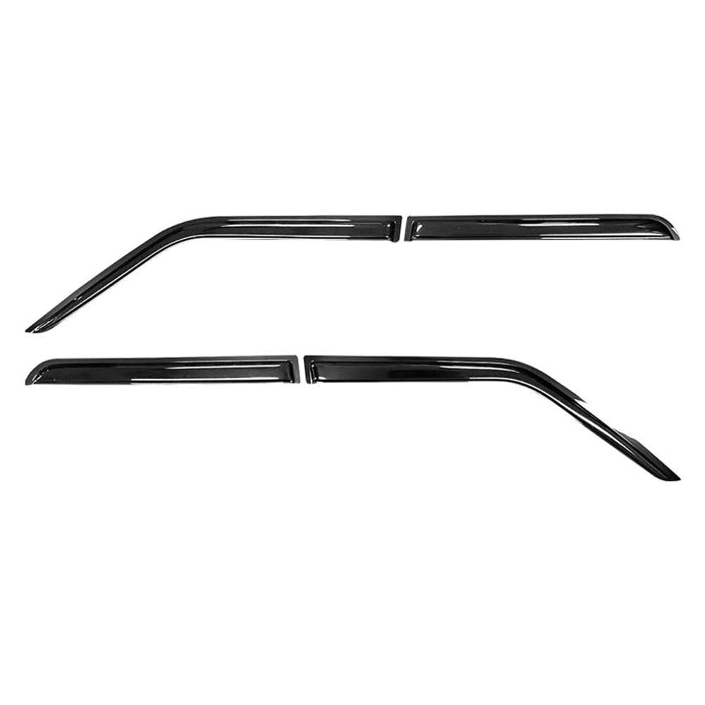 Slim Window Visor 4pc for Jeep Patriot 2007-2017 Acrylic Smoke Tint Tape On