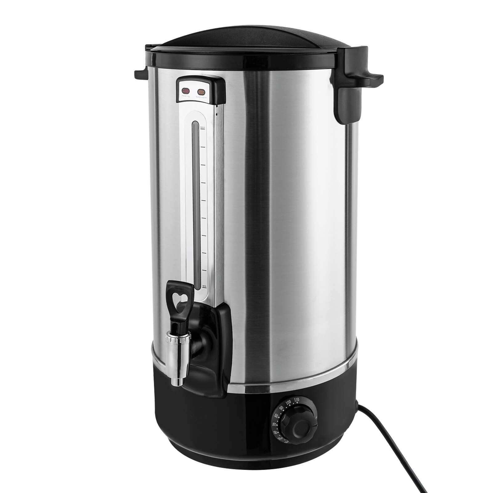 2-Layer Commercial Eletric Hot Water Bucket Countertop Water Boiler 110V