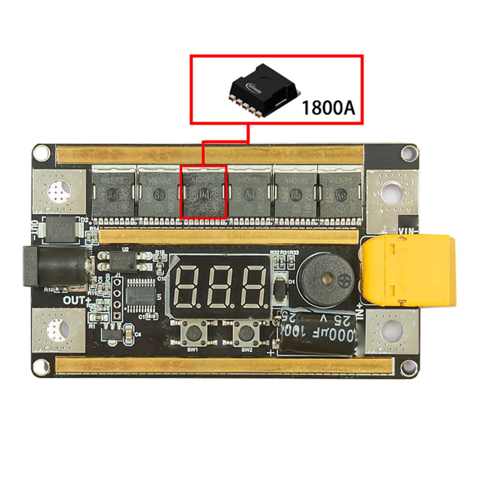 DIY Portable Mini Spot Welder Machine 8-24V Voltmeter For 18650 Lithium Battery
