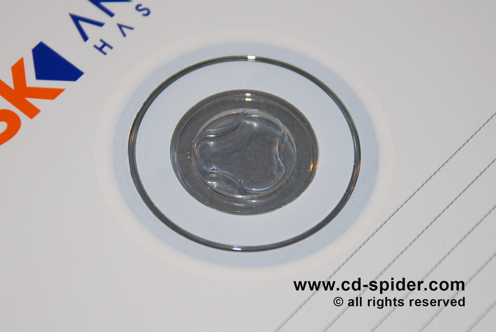 CD DVD Plastic Hub Spider Holders Back Adhesive Sticky Dots Studs 1000 pcs Clear