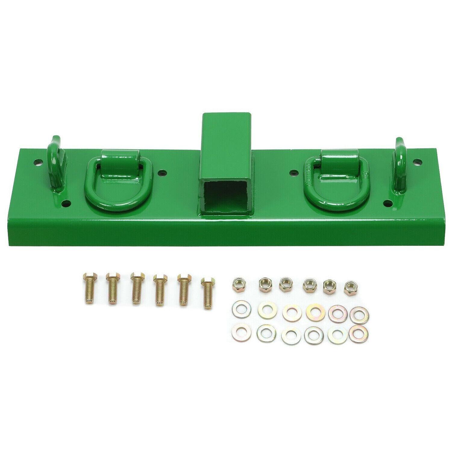Bolt on Grab Hooks & D Rings & 2″ Receiver For John Deere 1025R Compact Tractor