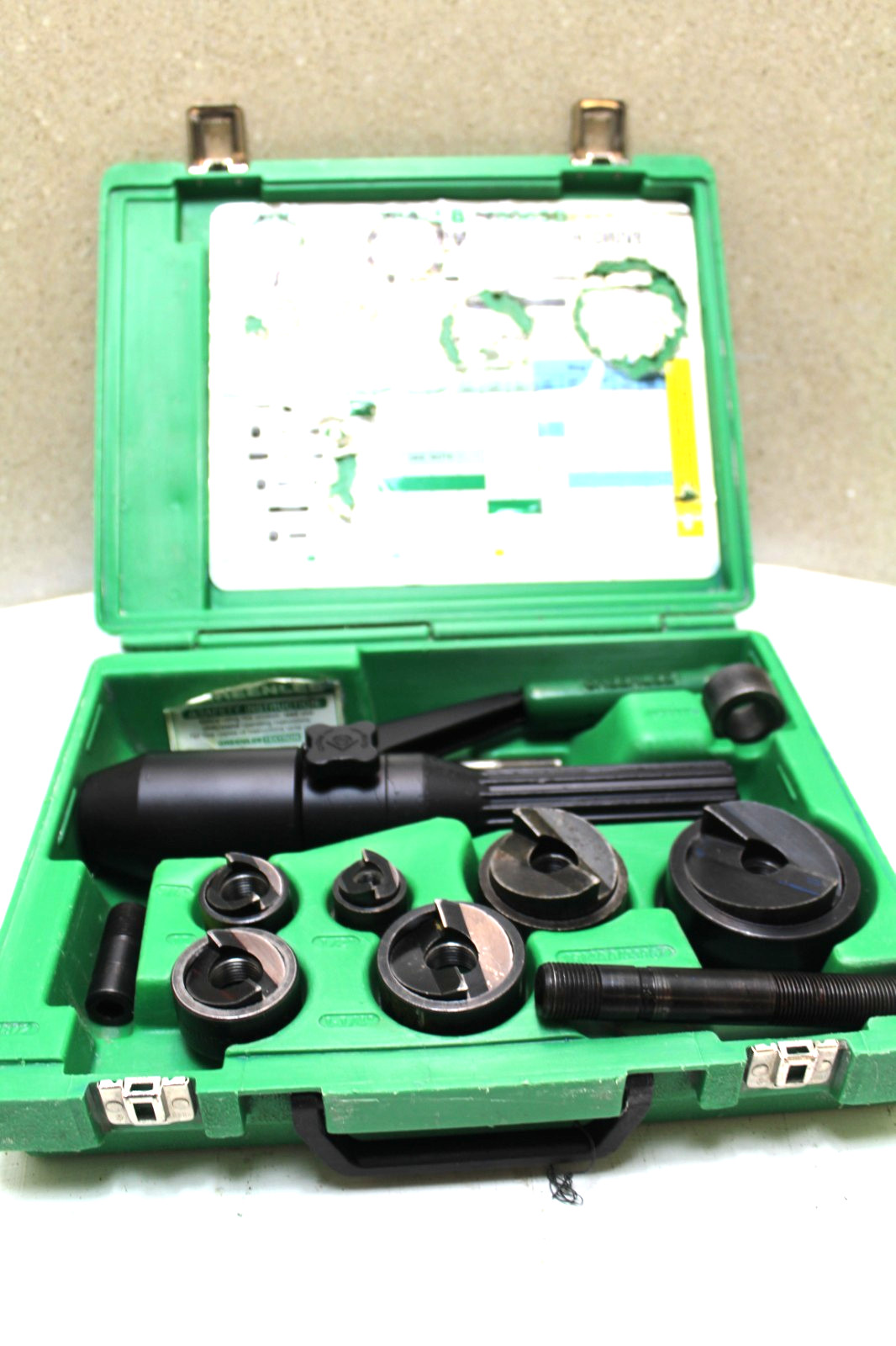 GREENLEE 7906/7806 SB Quick Draw Hydraulic Knockout Set (100% TESTED)