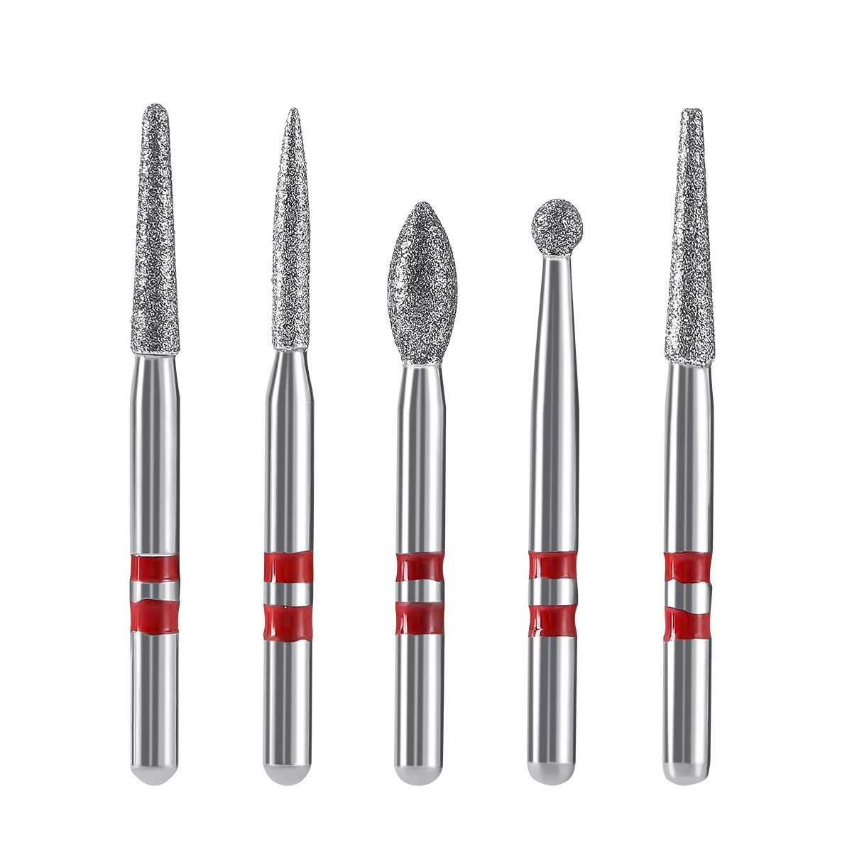 AZDENT Dental Diamond Burs Kit High Speed FG 1.6mm for Cutting Zirconia USA