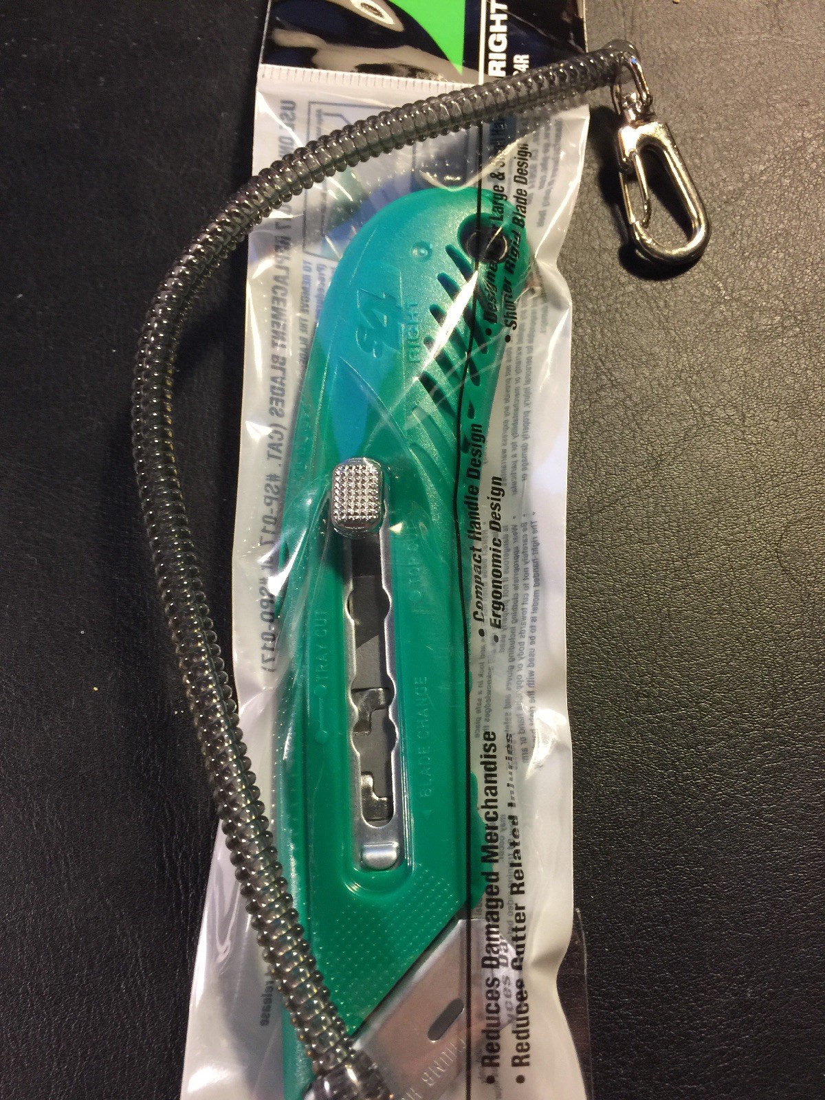 PACIFIC S4R SAFETY UTILITY BOX CUTTER KNIFE With Holster & Lanyard