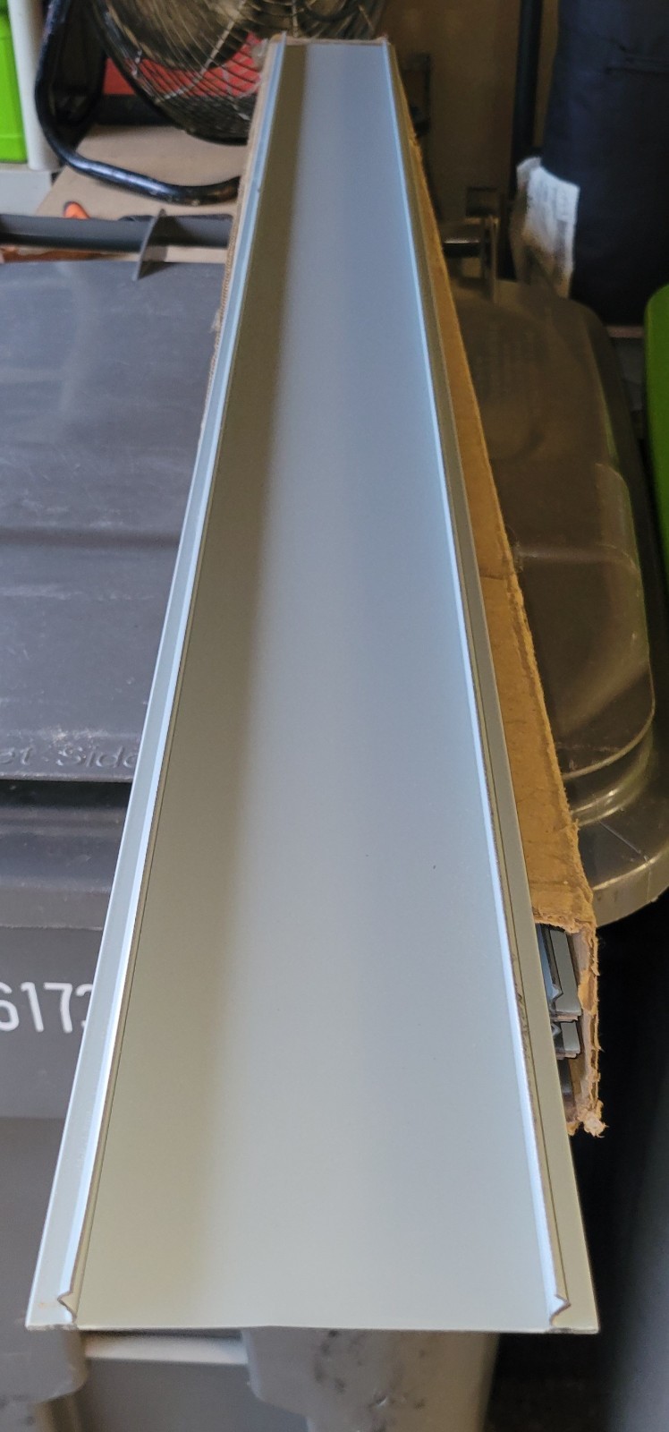 6pc Wiremold Legrand V4000C 4000 Series Steel Raceway Cover 5ft Gray/Clay *NEW*