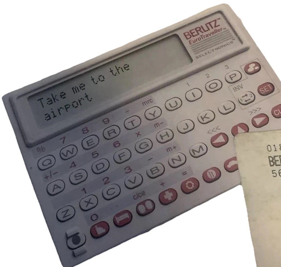 Berlitz EuroTraveller Interpreter PH510 Selectronics 1990 Needs batteries