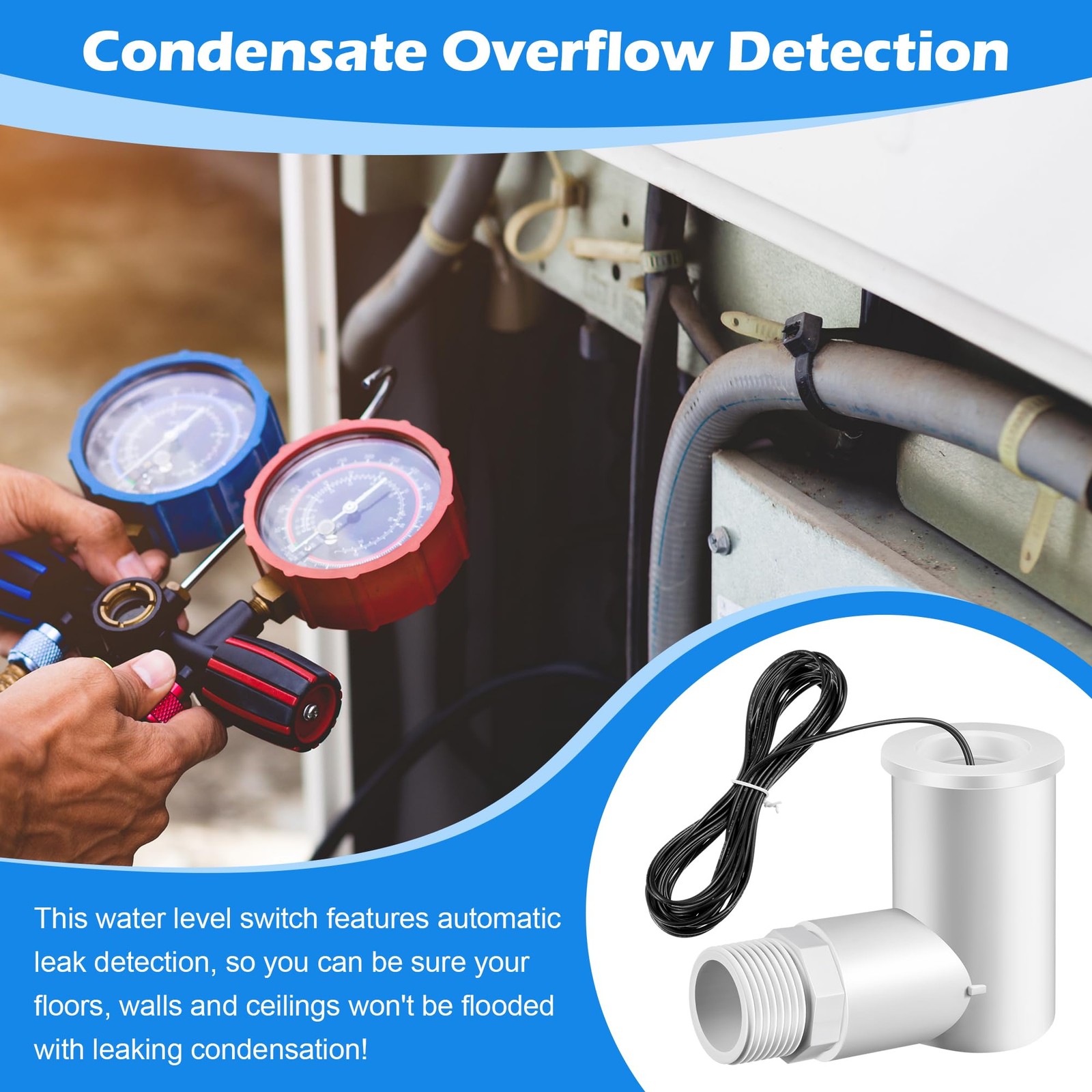 1 Pack SS2 Float Switch for Easy Installation, AC as the picture shown