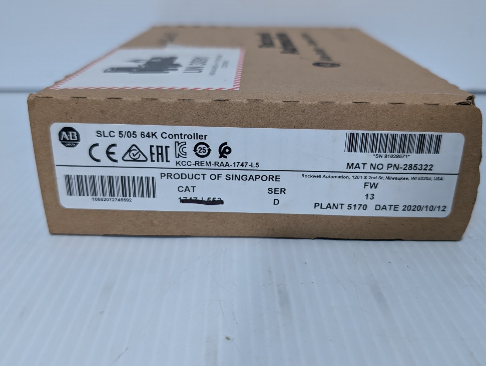 Allen Bradley 1747-L524 CPU Processor Unit Module, SLC 500