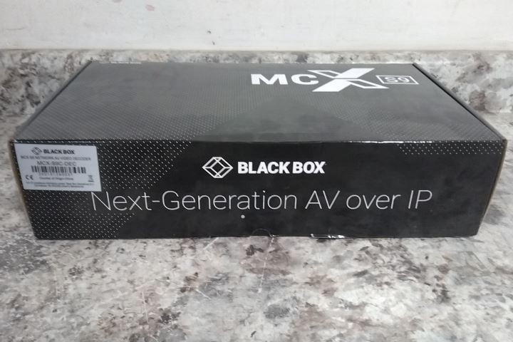 Black Box MCX-S9C-DEC Network AV Decoder with HDMI 2.0 Scaling