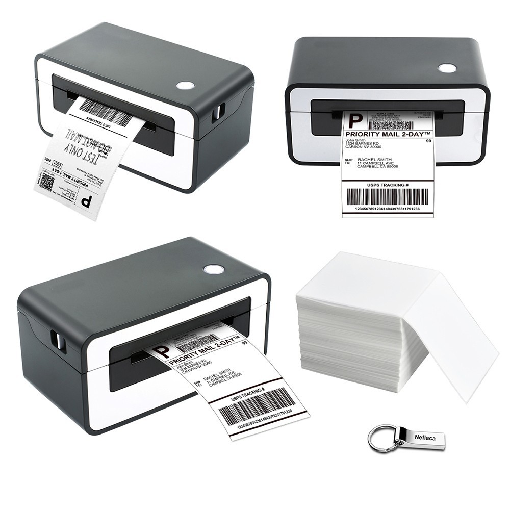 Thermal Shipping Label Printer 4″X6″ Address Label Maker for Shipping Lot +Label