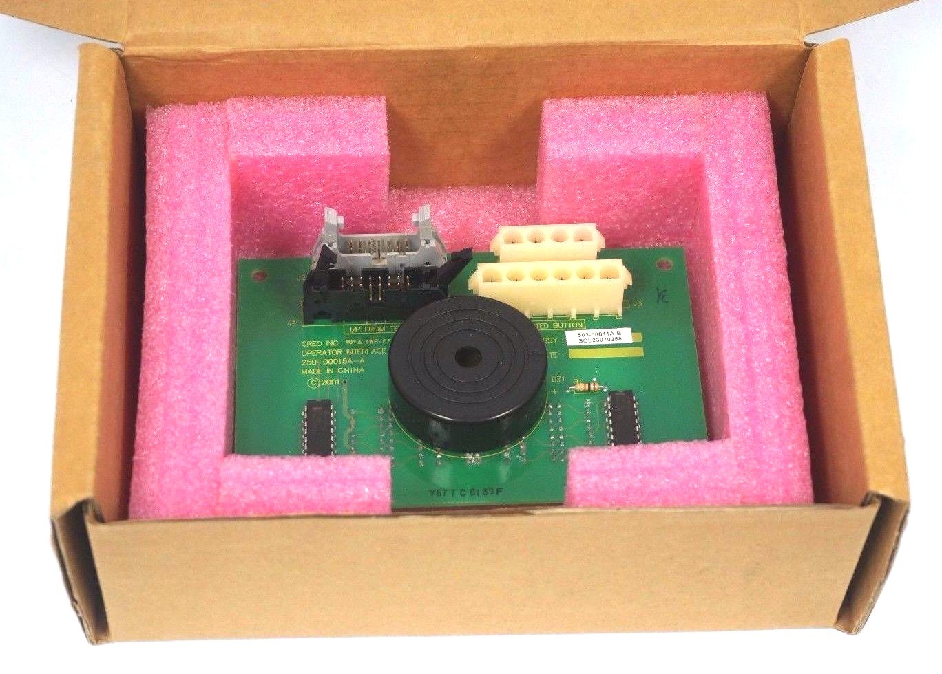 NEW CREO INC. 503-00011A-B ALARM BOARD 250-00015A-A
