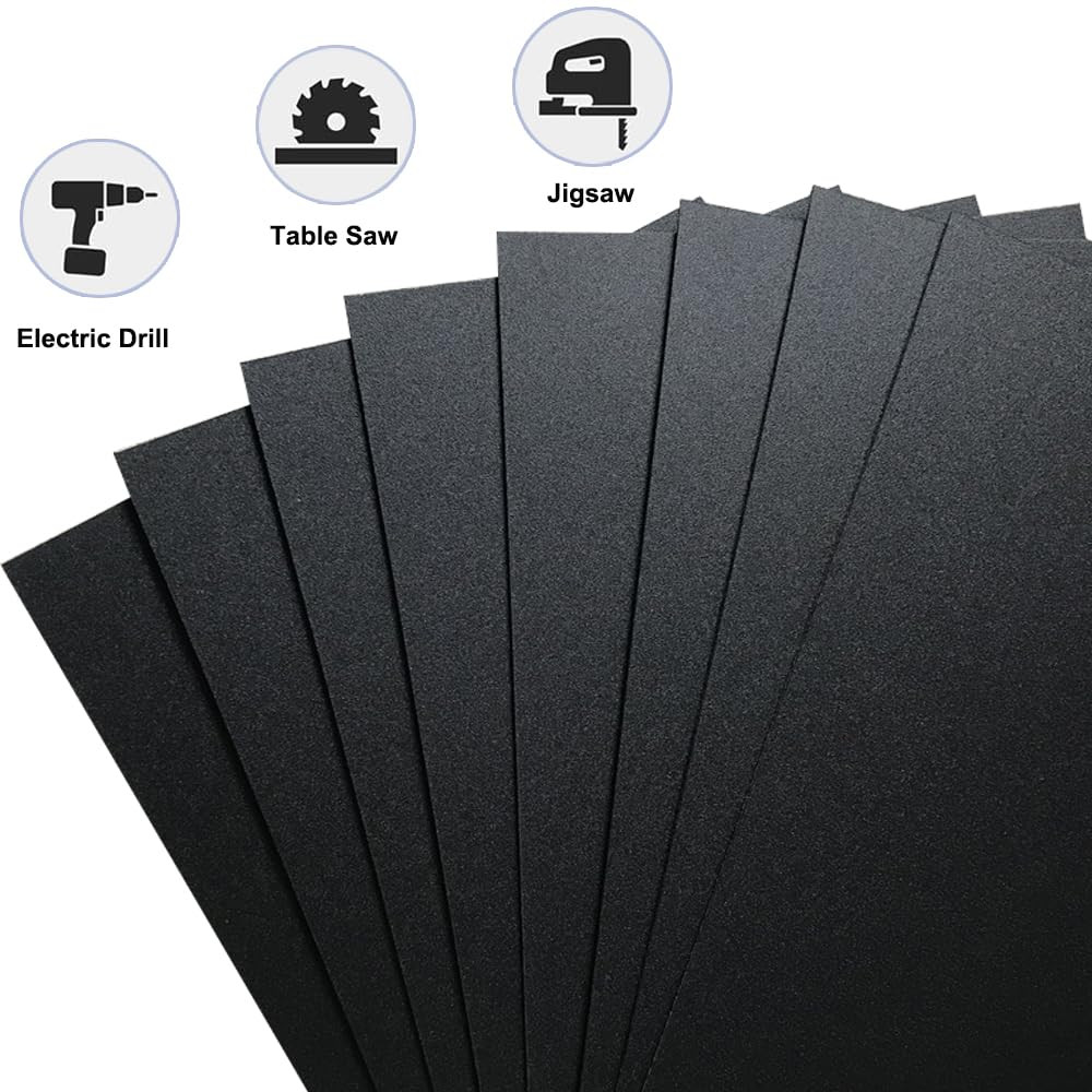 Pack of 2 ABS Plastic Sheet, Black Plastic Sheet 8″ x 12″ x 1/8″ Thick (3mm)