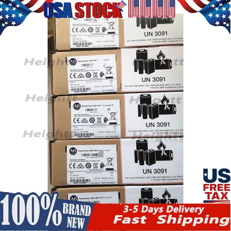 New Sealed AB 2711R-T4T PanelView 800 4-inch HMI Terminal 2711RT4T US Free Tax