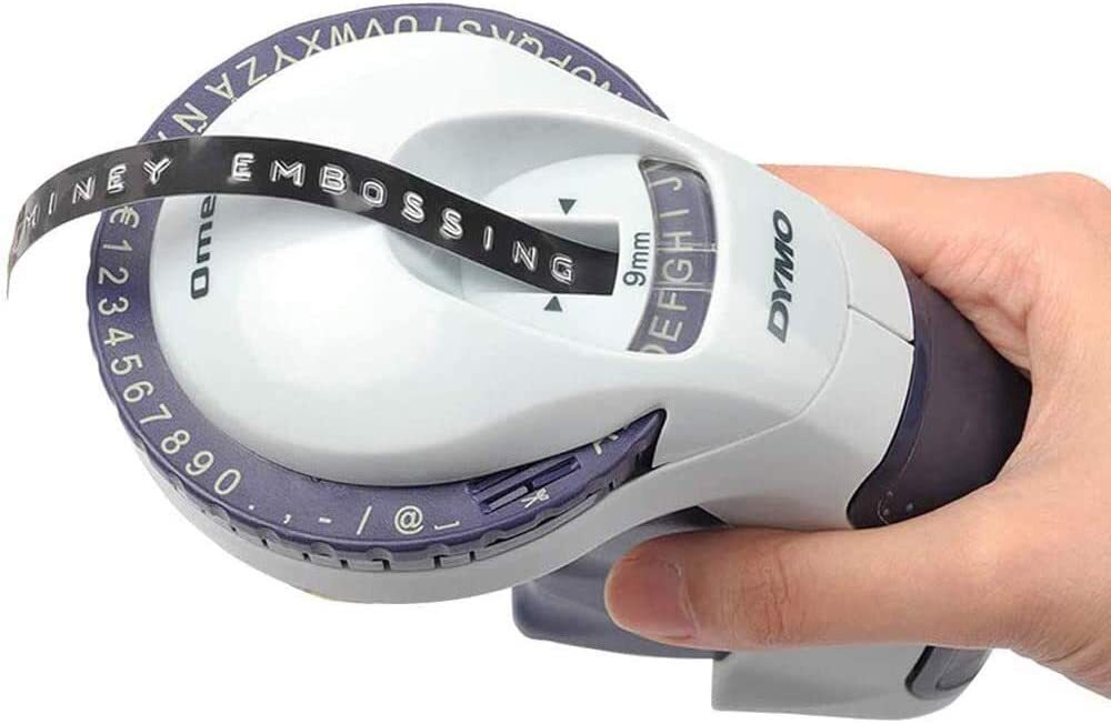 5PK For DYMO Organizer Xpress Label Maker 3D Embossing Tape 520109 Black 3/8″
