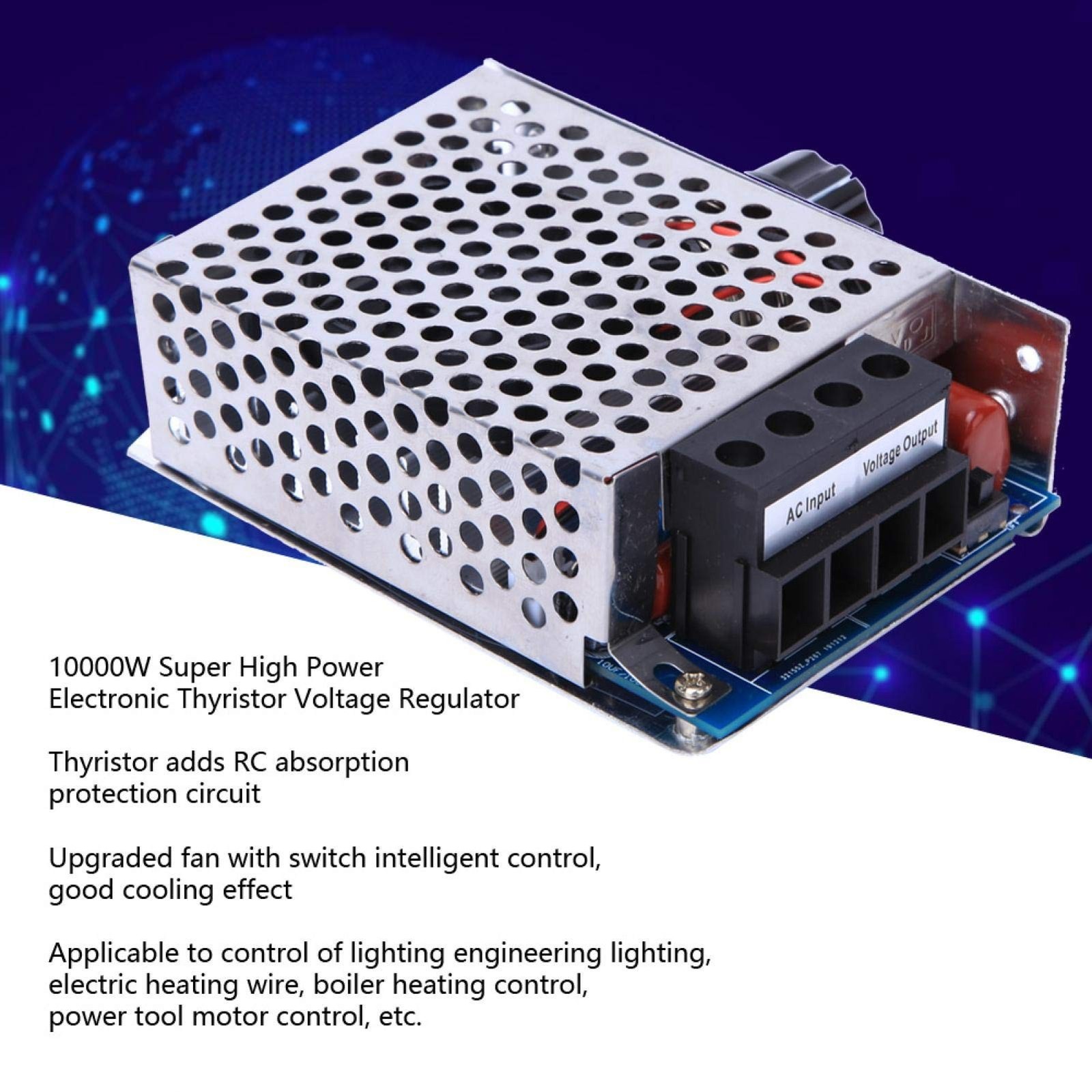 AC 110V 230V 10000W Voltage Regulator, Electronic Thyristor Voltage Regulator…