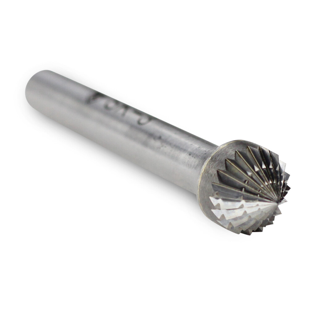 BHA Tungsten Carbide Burr Rotary Files Grinder Bits, Double Cut – 1/4 Inch Shank