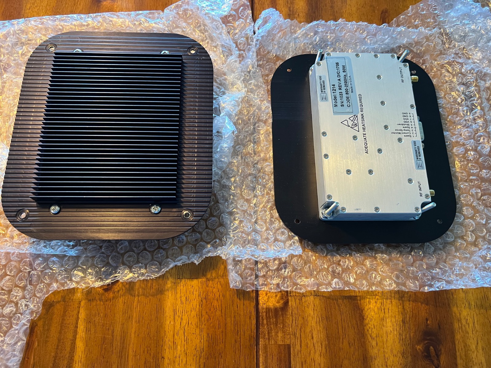 800-2500 MHz (0.8-2.5 GHz), 50 Watts Solid State Broadband High Power Amplifier