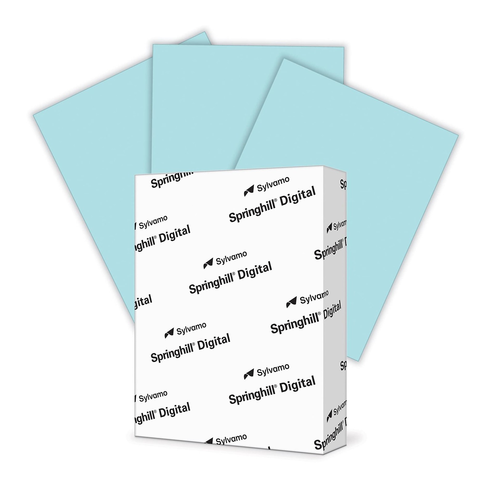 Springhill 8.5” x 11” Blue Colored Cardstock Paper, 110lb, 199gsm, 250 Sheets.