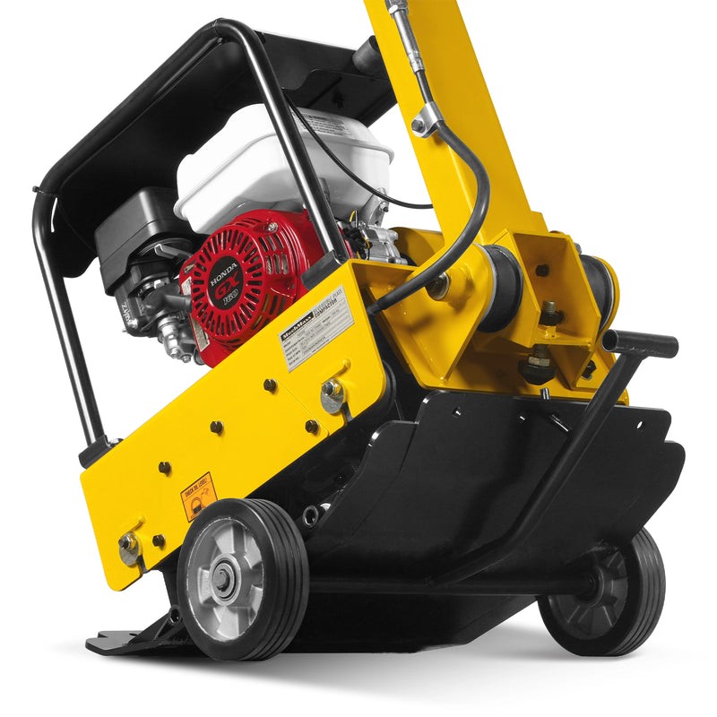 GX160 Reversible Plate Compactor with Wheel Kit and Extension Plates， PC150H