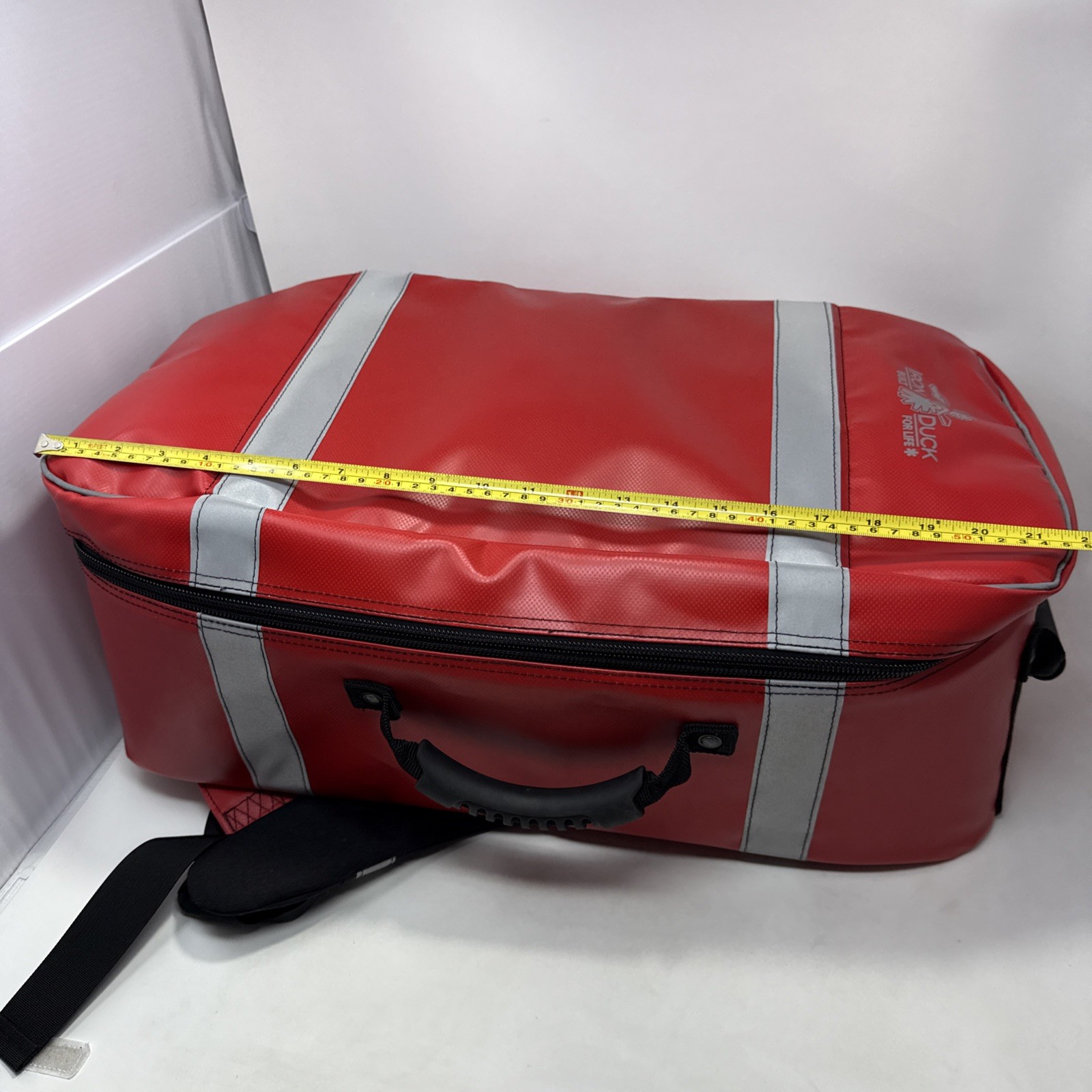 Iron Duck Lucas 2 Red BLS Backpack First Responders EMT Medical Trauma Bag READ!