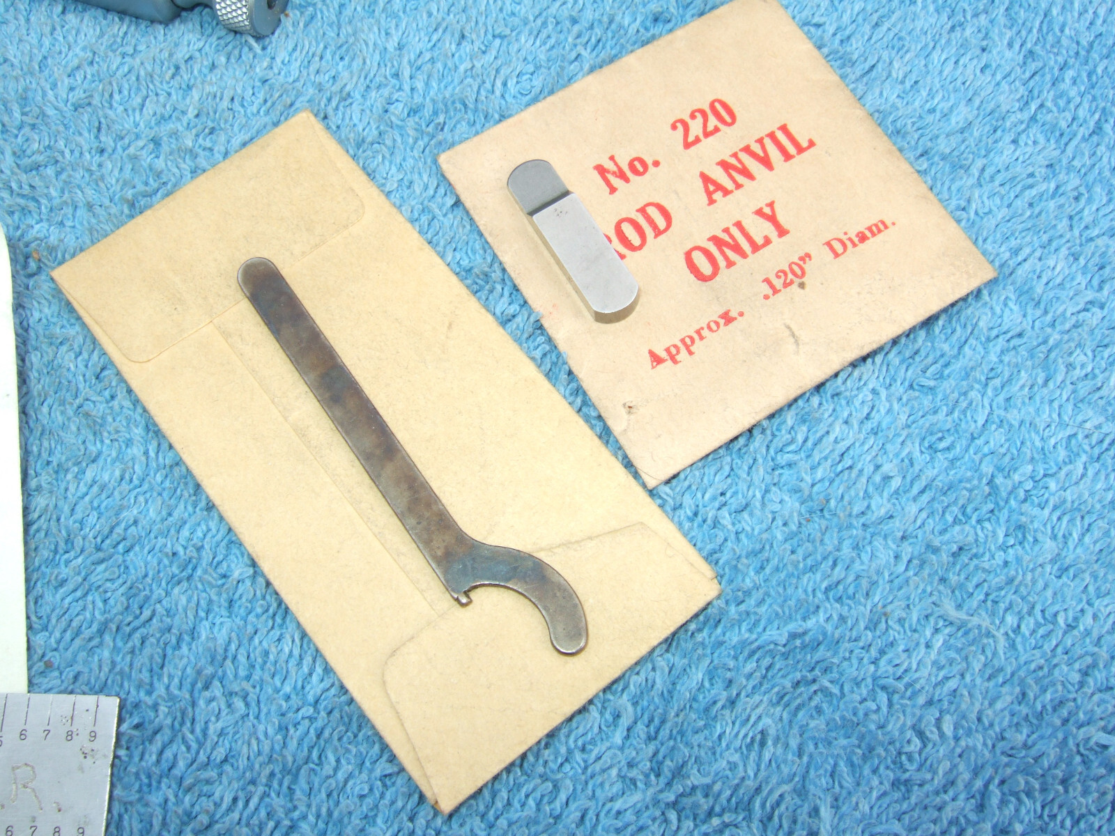 STARRETT No.220 MUL-T-ANVIL MICROMETER 0-1” 001″ No 220A-RL MACHINIST TOOLMAKER