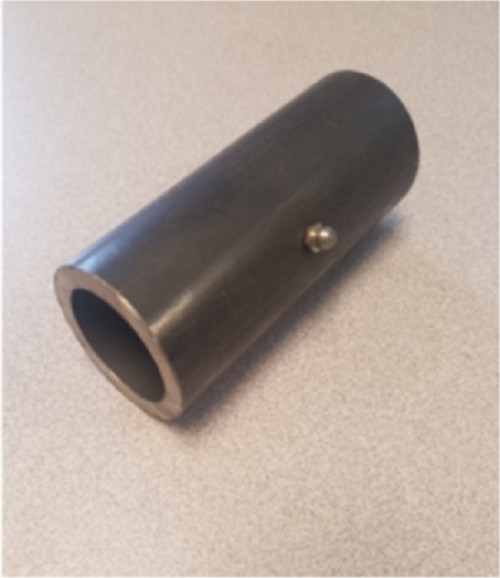 Weld on Rotary Cutter Tail Wheel Fork Mounting Tube 1-1/2″ Diameter Post Fork