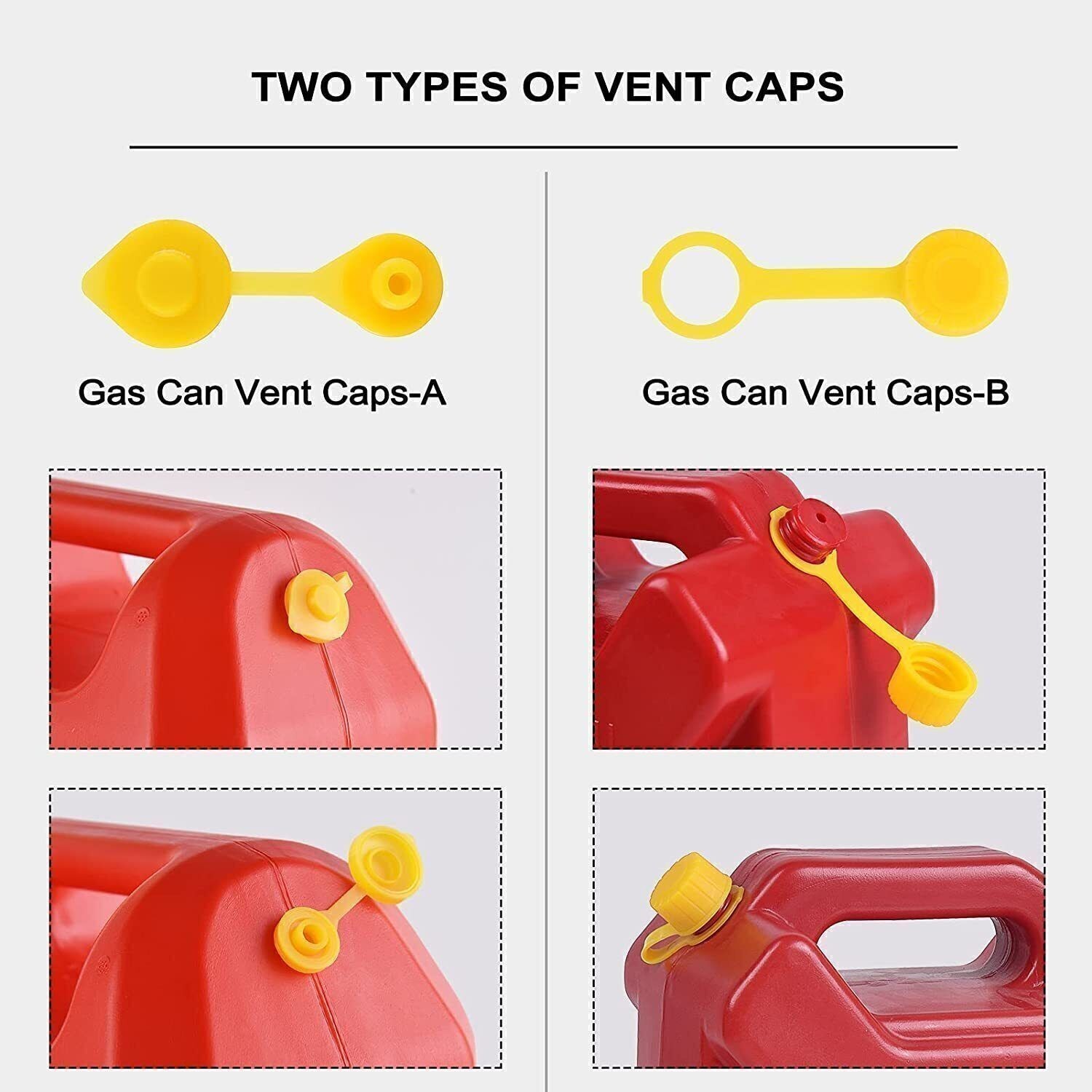 3PACK For Old Gas Can Fill Fuel Diesel Water Jug Replacement Spout with Vent Kit