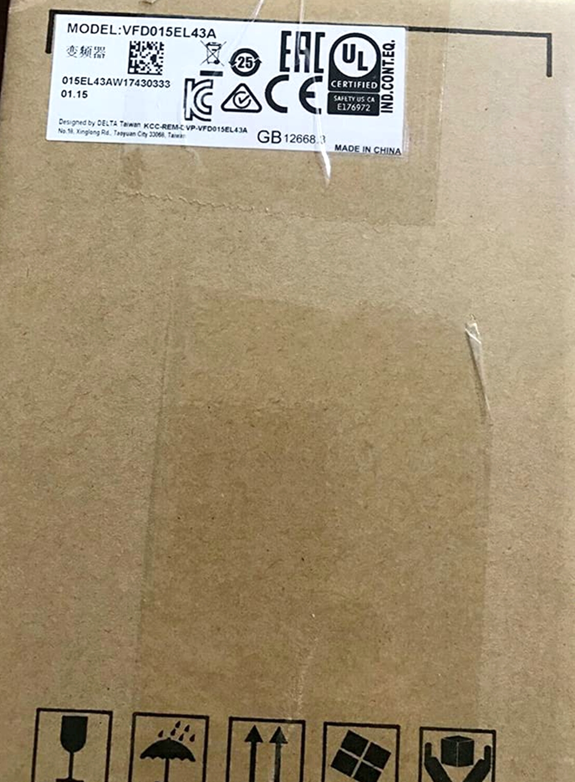 NEW Delta VFD015EL43A Inverter Frequency Converter 1.5KW 380V 3-Phase