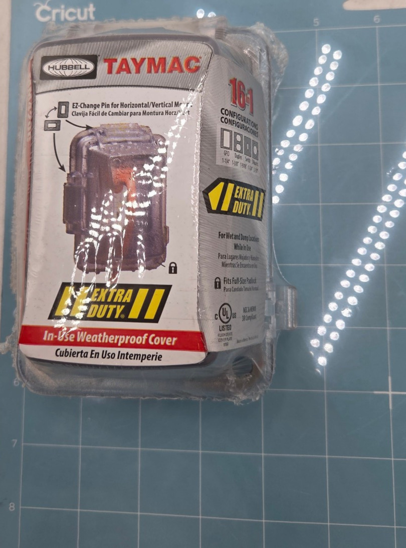 TayMac MM420C Rectangle Weatherproof Cover Thermoplastic LOT OF 2