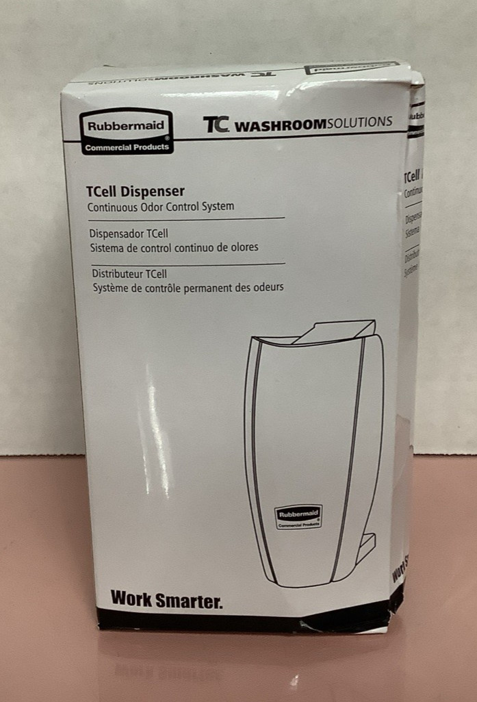 Rubbermaid Commercial 1793547 TC TCell Odor Control Dispenser – White New