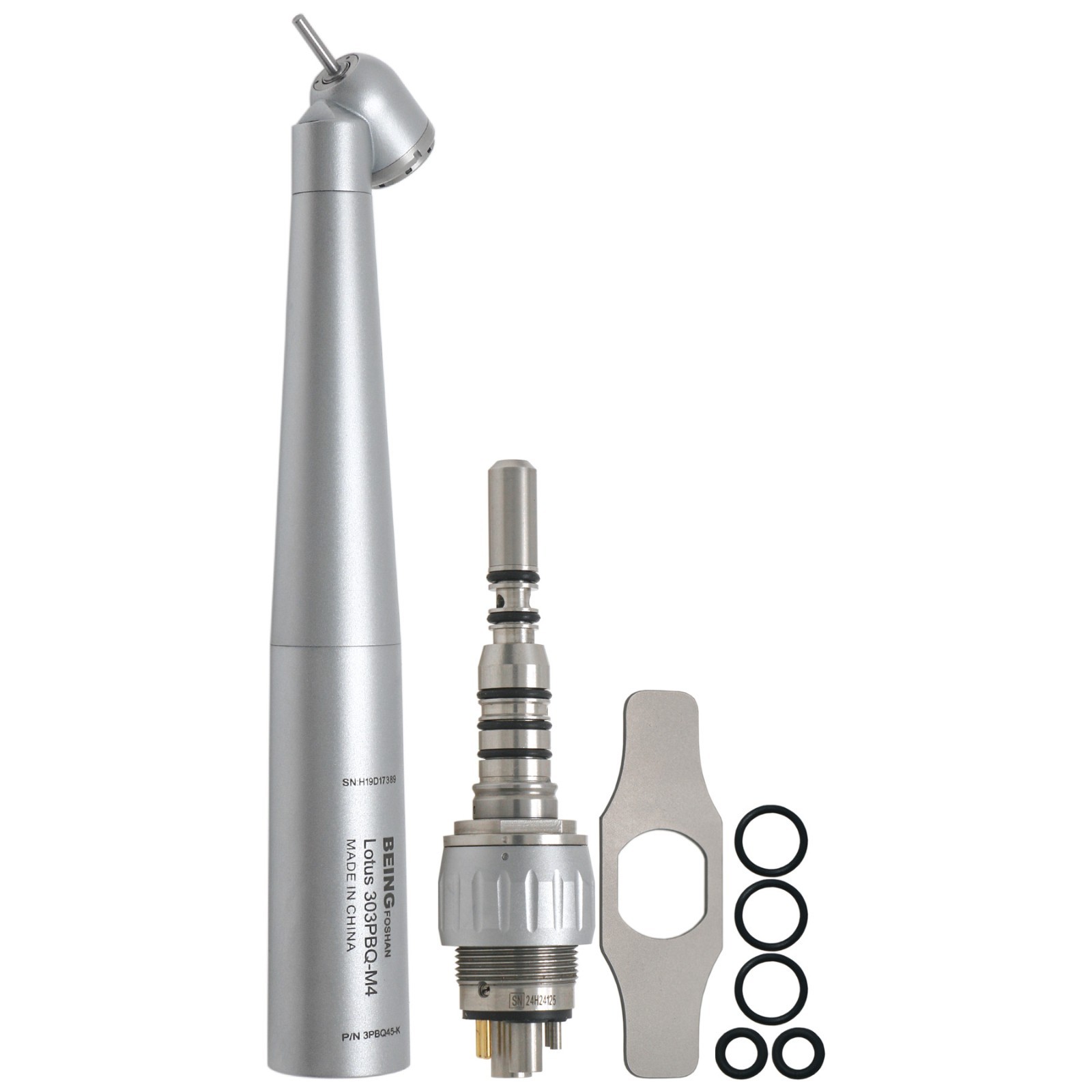 US BEING Dental Fiber Optic High Speed Handpiece For Kavo NSK Coupler 4/6 Holes