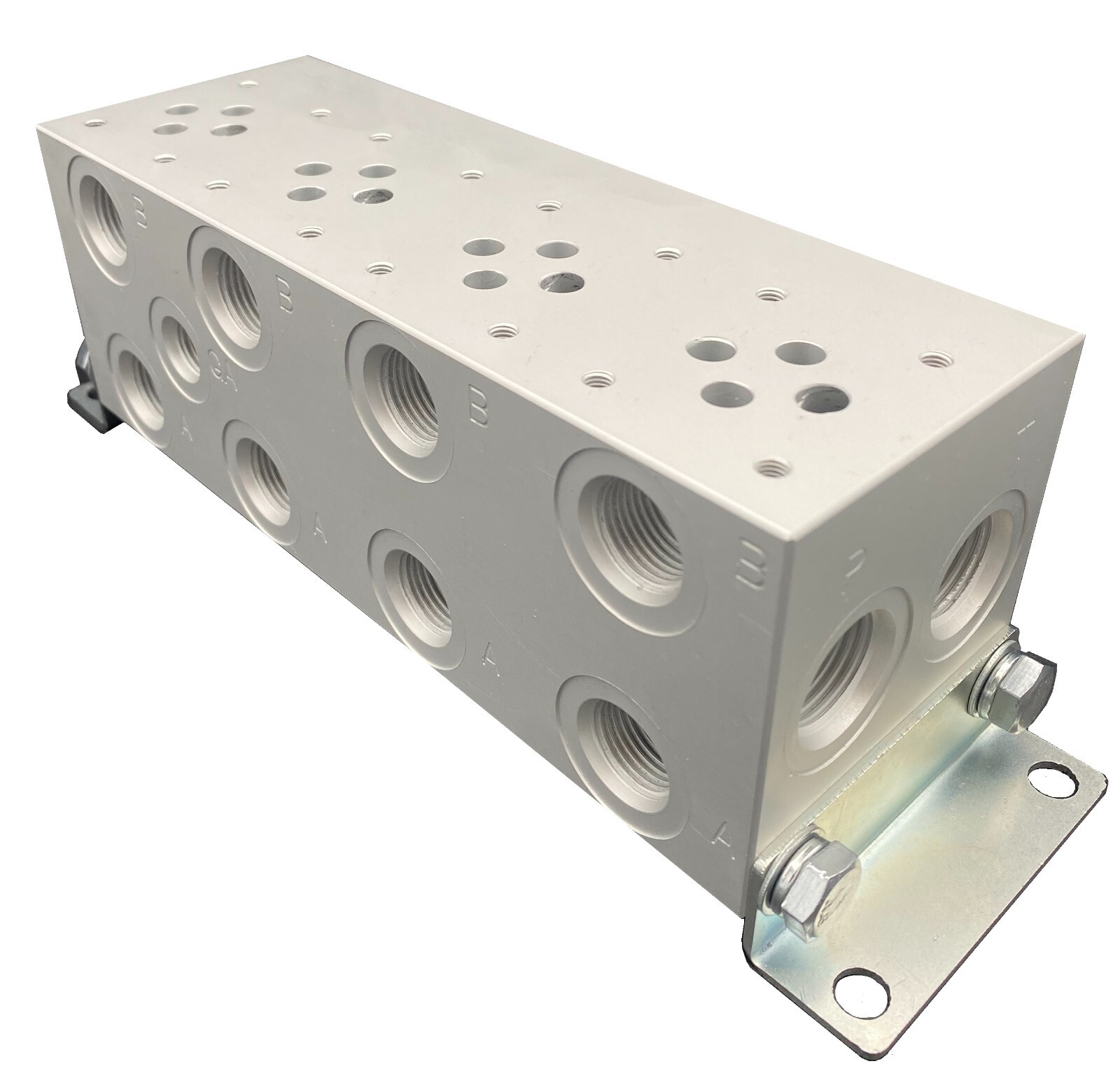 Hydraulic Valve Parallel Manifold Alum. D03 NG6 Cetop 3 pattern 1-5 Station MPA6