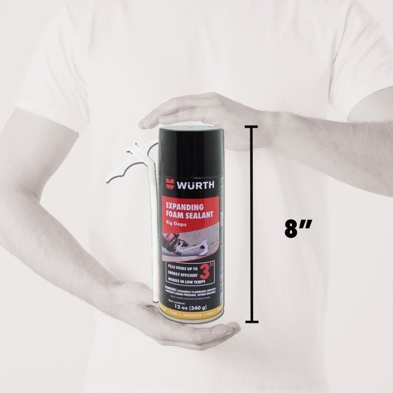 (2 Pack) Big Gaps Expanding Insulating Spray Foam Sealant, up to 3-in, 12oz Can