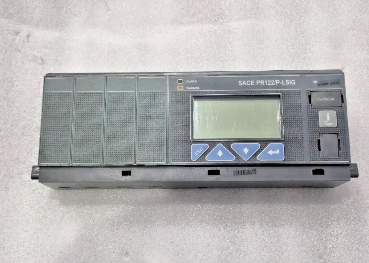 ABB SACE PR122/P-LSIG ELECTRONIC TRIP UNIT IN=1000A LCD PROTECTION RELEASE