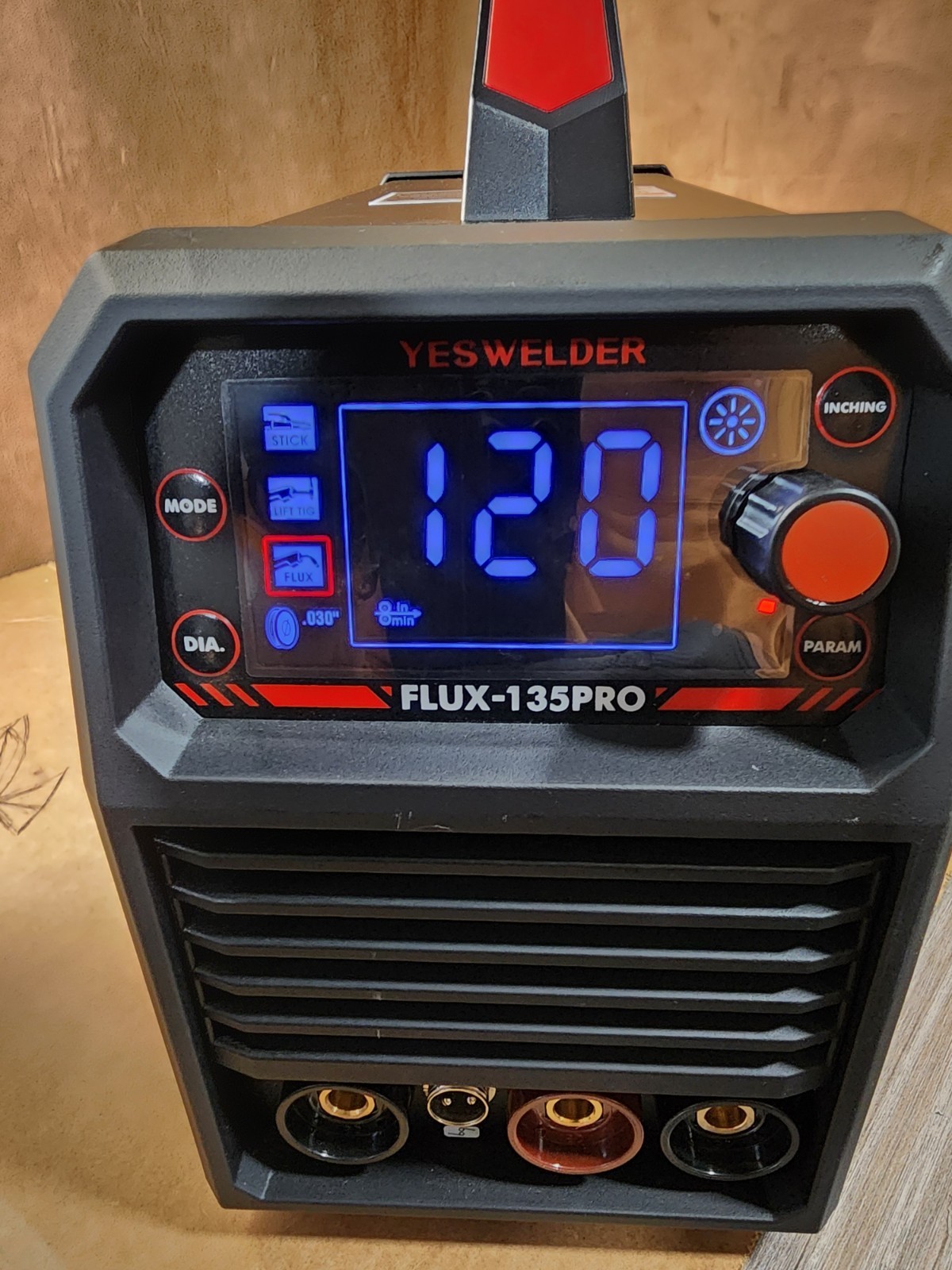 YESWELDER FLUX-135PRO Flux Core MIG Welder & Lift TIG Torch, 135Amp 110V Flux