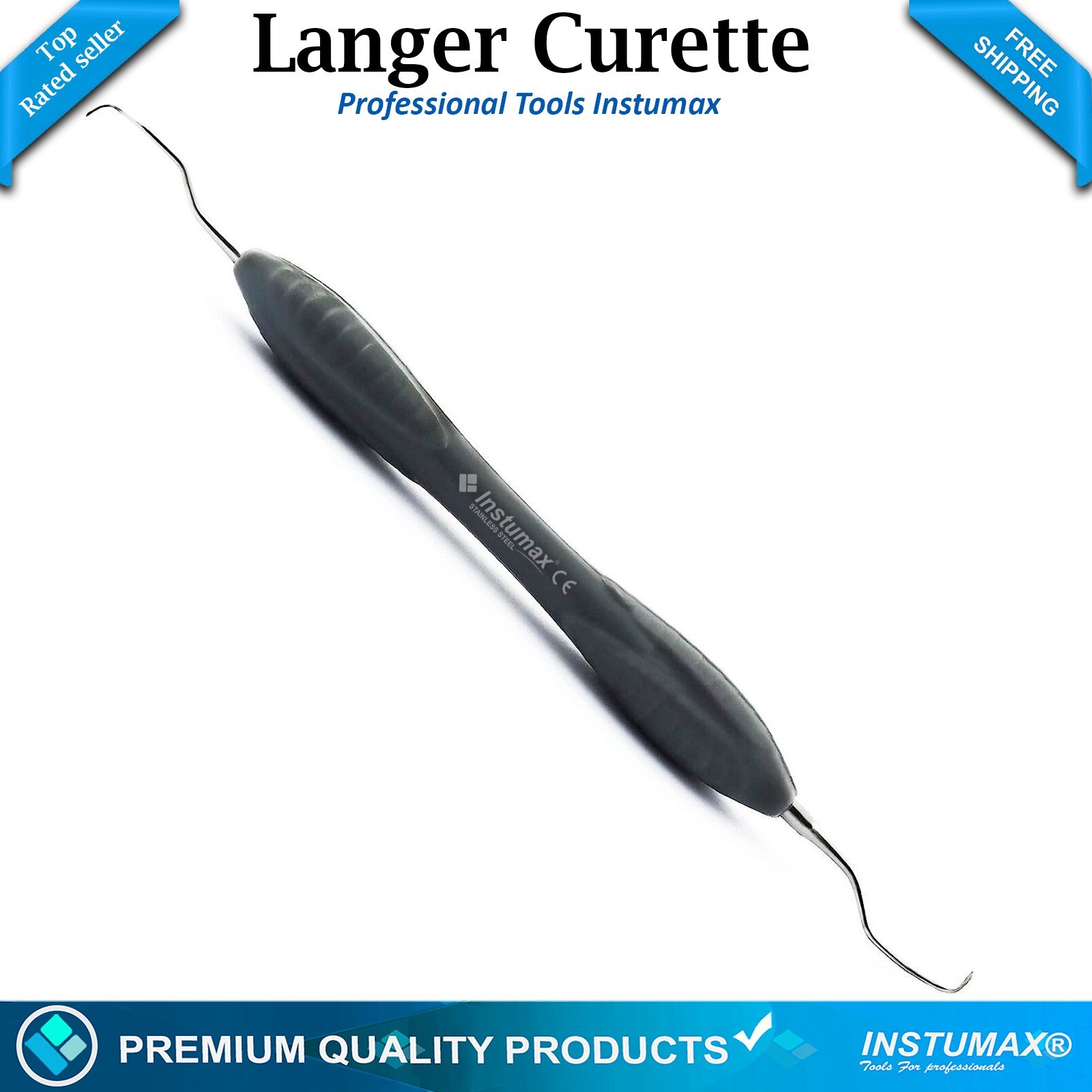 Langer 1-2 Curette Universal Periodontal Scaler Silicone Coated Hand Instruments