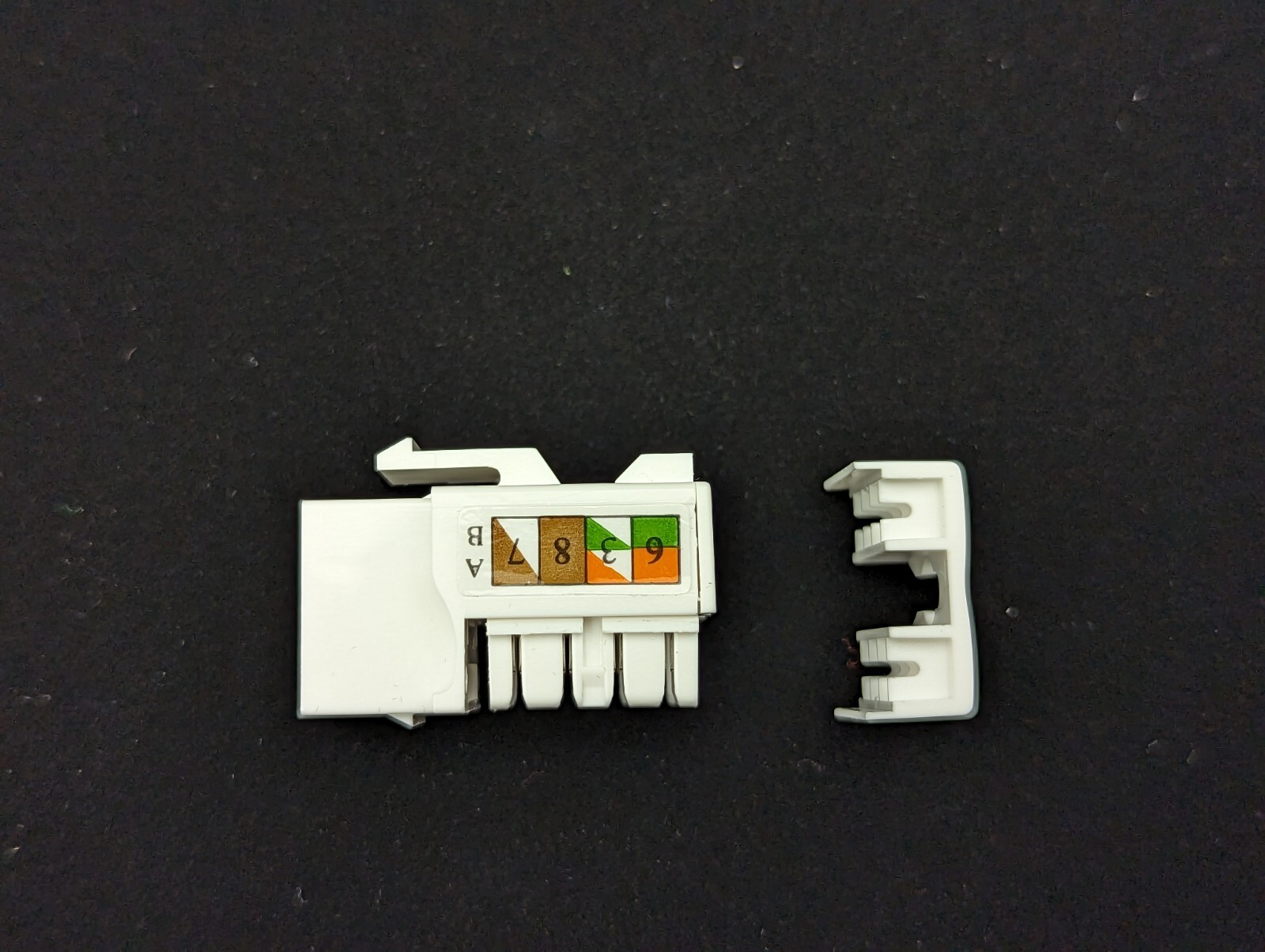 Bulk CAT6 Punchdown RJ45 Keystone Jack Network Adapter 100pcs 200pcs 500pcs