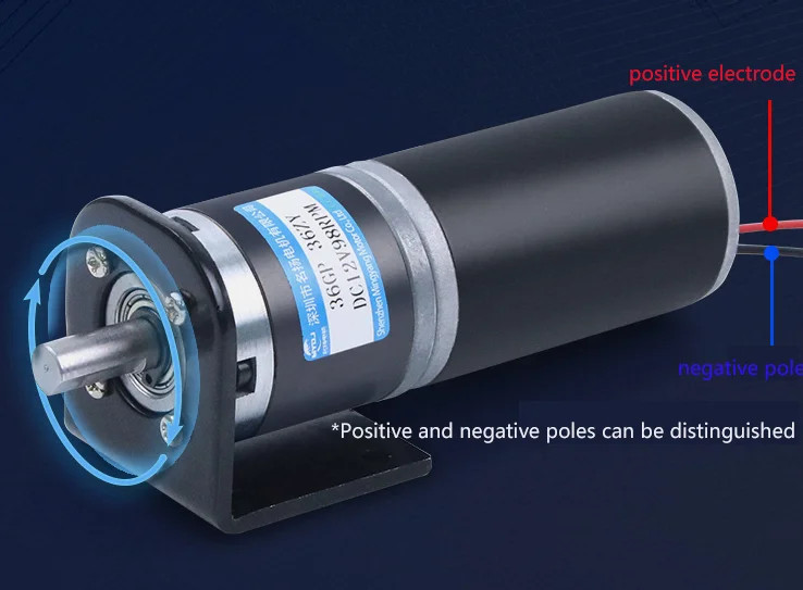 36-36ZY 100kg.cm High Torque Low Noise Reversible Adjustable Speed Geared Motor