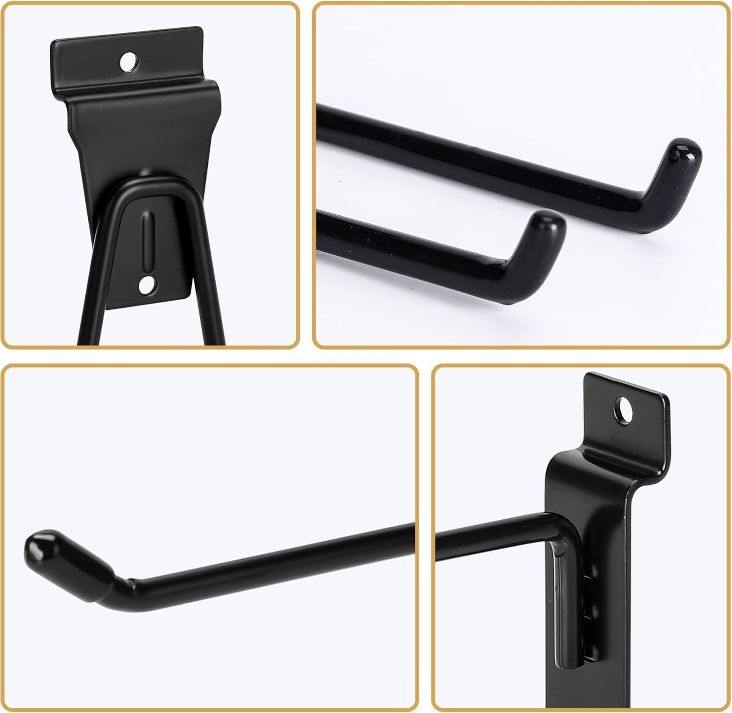 Heavy-Duty Slatwall Baskets & Hooks Slatwall Accessories Standard Slatwall